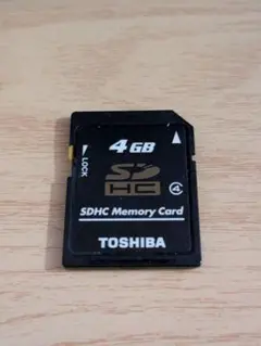 送料無料 TOSHIBA 4GB SDカード