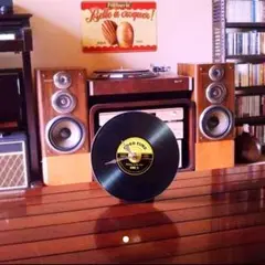 RECORD CLOCK レコードクロック 時計 置き時計 ウォッチ インテリア