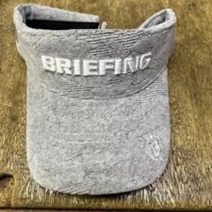 BRIEFING グレー サンバイザー　ブリーフィング