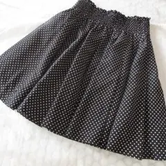 黒　ドット　ブラック　水玉