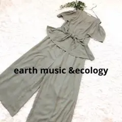 【earth music &ecology】トップス＋ワイドパンツ セットF