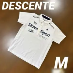 DESCENTE デサント　ポロシャツ　半袖　スポーツウェア　メンズ　Mサイズ