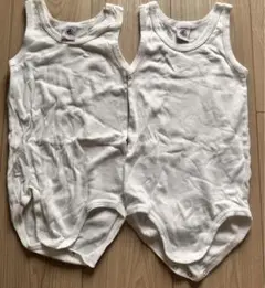 2枚セットプチバトー　ベビー用肌着　94cm