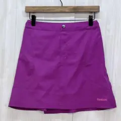 リーボック　フィットネスミニスカート　美品　テニス　スポーツ　紫　M