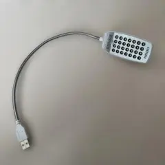 USBクリップライト フレキシブルアーム グレー