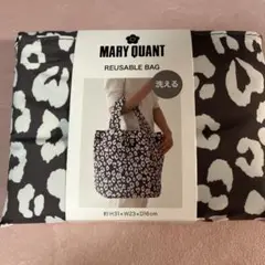 新品未使用！MARY QUANT REUSABLE BAG ブラック/ホワイト