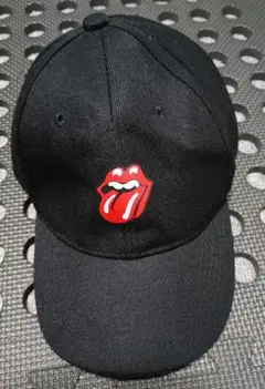 美品　Rolling Stones キャップ 黒　 ローリングストーンズ 帽子