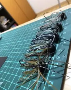 スモラバ フットボール フットボールオフセットジグ ラバージグ 5g #1