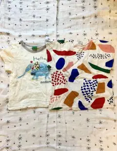 カラフル　Tシャツ2枚セット　80