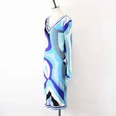 高級 EMILIO PUCCI エミリオプッチ プッチ柄 総柄 ストレッチ