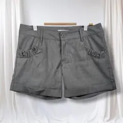アーバンリサーチ グレーショートパンツ Mサイズ 裏地付き 通勤カジュアル 春夏