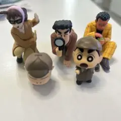 クレヨンしんちゃん フィギュア5体セット　ガチャ 名探偵しんちゃん