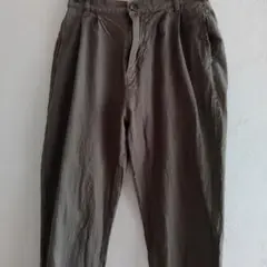 レデース　オリーブグリーン スリムフィット チノパン　M