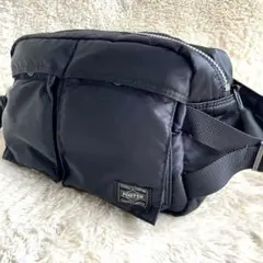 未使用級　ポーター　タンカー　ウエストバッグ　ショルダーバッグ　黒 2way