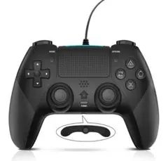 【新品・未使用】PS4コントローラー マクロ機能 背面ボタン付き 有線