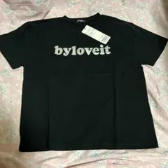 新品未使用　　by LOVEiT ぷっくりプリントTシャツ 160センチ
