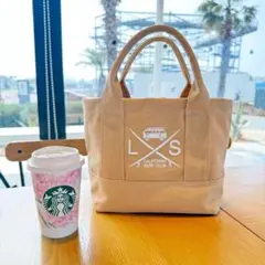 再入荷★正規品★LUSSO SURF キャンバス　ミニトートバッグ　ベージュ