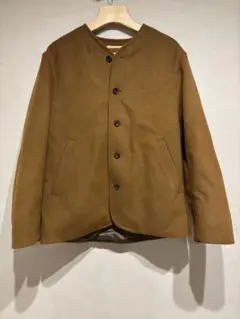 URBAN RESEARCH サーモライトメルトンノーカラーブルゾン