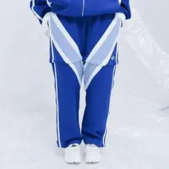 REFLEM 2WAYマルチ切替ジャージパンツ ブルー
