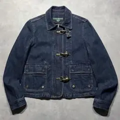 極美品✨ラルフローレン ジーンズ ファイヤーマン ジャケット デニム ジージャン POLO Ralph Lauren -1990's made in USA Denim Fireman Jacket