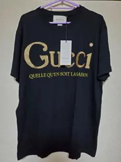 タイムセール♡試着のみ♡GUCCI♡ラメ♡ロゴTシャツ♡グリッターTシャツ♡