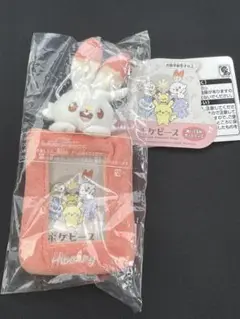 【新品未使用】ポケピース ぬいぐるみカードケース ヒバニー