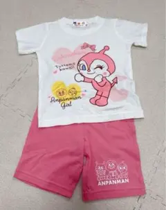 ドキンちゃん Tシャツ ショーツ 半袖 上下セット アンパンマン 女の子 夏服