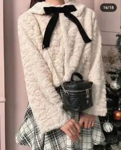 新宿限定 アンミール リボン付きファーコート 新宿限定 アンミール リボン付きファーコート - メルカリ