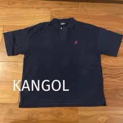 カンゴールKANGOL ネイビー ポロシャツ