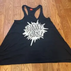 tommy girl! ブラック タンクトップ S