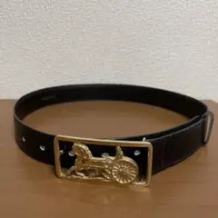 セリーヌ ヴィンテージ ベルト ホースキャリッジ