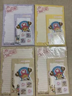 ワンピース　ご当地　チョッパー レターセットvol.2 北海道愛知長野大阪④