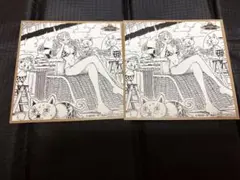 ONE PIECE ワンピース　ナミ　麦わらストア　色紙