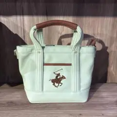 ビバリーヒルズポロクラブ ミントグリーン トートバッグ