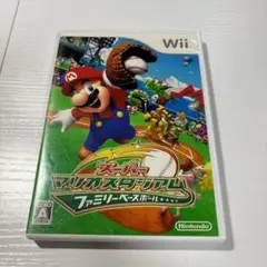 スーパーマリオスタジアム ファミリーベースボール　盤面ほぼ傷なし美品　Wii