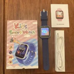 キッズ 腕時計 スマートウォッチ　ダークブルー　男の子