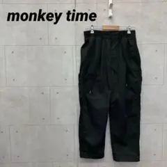 monkey time モンキータイム ペインター イージーパンツ 黒 メンズM