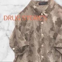 ドラッグストアーズ drug store's シャツ ブラウン ブタ ゆったり