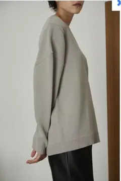 rim.ark power shoulder knit ニット 21aw