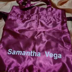 Samantha Vega ロゴ入りサテンバッグ