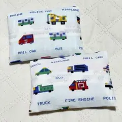 働く車柄ミニポケットティッシュカバー2枚組【送料無料】