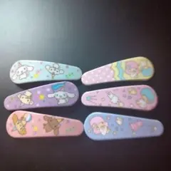 サンリオ　キキララ　シナモン　キッズヘアピン 6個セット