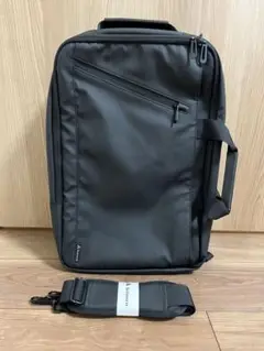 【美品】ビジネスバッグ（バッグ＆リュック＆ショルダーの3WAY）／ブラック