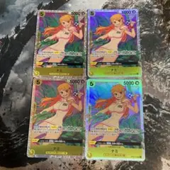 ワンピースカード ナミ SR 4枚 二つの伝説