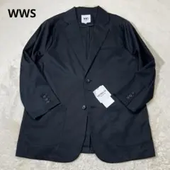 《未使用》WWS WORK WEAR SUIT テーラードジャケット 黒 LL