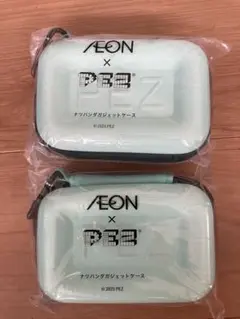 新品・未使用　 非売品　AEON x PEZ ナツパンダ　ガジェットケース　２個