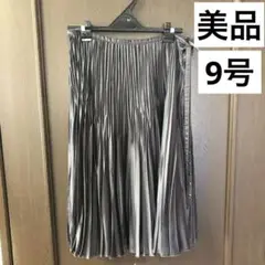 【美品】コムサデモード ひざ丈スカート ダークブラウン 9号