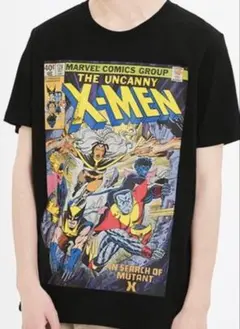 Lサイズ　タグ付き 未使用 x-men マーベル Tシャツ ブラック メンズ