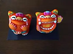 沖縄 置物 さにしゃん 赤