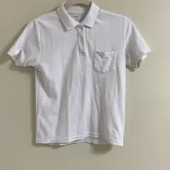 △ポロシャツ　白　半袖　140㎝